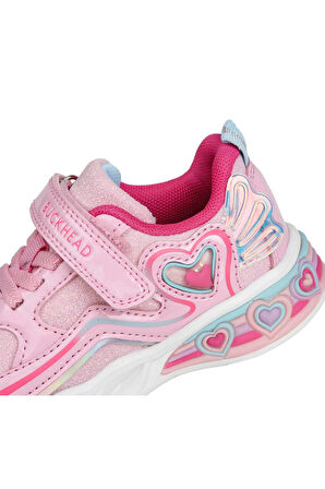 Buckhead Berry Kız Çocuk Işıklı Spor Ayakkabı - Pembe BUCK3046-009
