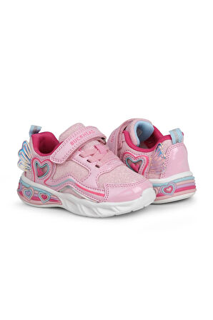Buckhead Berry Kız Çocuk Işıklı Spor Ayakkabı - Pembe BUCK3046-009