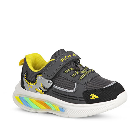 Buckhead 3043 Erkek Çocuk Dinazor Figürlü Işıklı Günlük Spor Ayakkabı