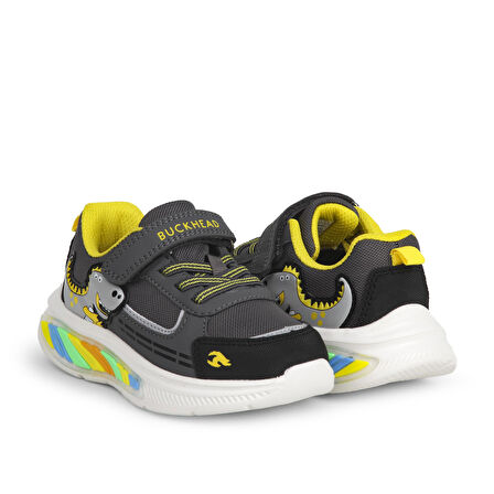 Buckhead 3043 Erkek Çocuk Dinazor Figürlü Işıklı Günlük Spor Ayakkabı