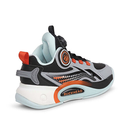 Buckhead Pıck Akıllı Bağcıklı Günlük Spor Ayakkabı BUCK3057Black-Grey