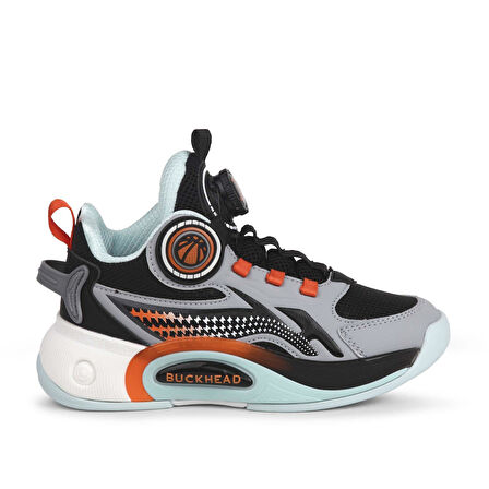 Buckhead Pıck Akıllı Bağcıklı Günlük Spor Ayakkabı BUCK3057Black-Grey