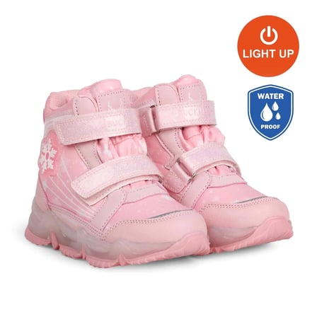 Buckhead 3034 Snowy WATERPROOF-IŞIKLI Anatomik Çocuk Bot Pembe