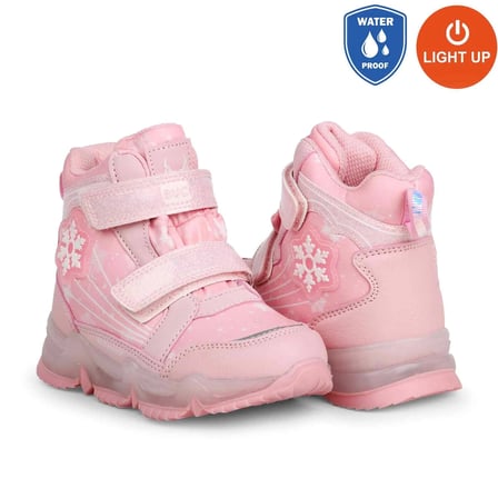 Buckhead 3034 Snowy WATERPROOF-IŞIKLI Anatomik Çocuk Bot Pembe