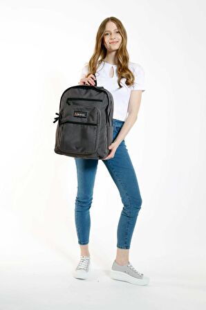 Kaukko Full Pocket Sırt Çantası Gri K1427