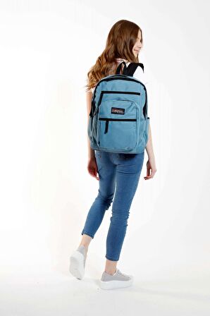 Kaukko Full Pocket Okul ve Günlük Sırt Çantası - Mavi