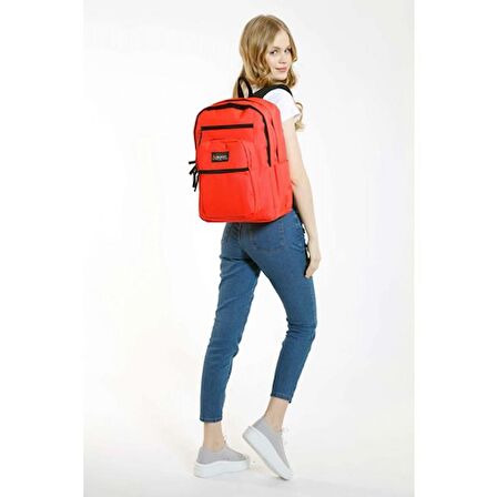 KAUKKO FULL POCKET SIRT ÇANTASI (MERCAN)ADET