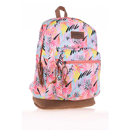 Kaukko Safari Sırt Çantası Roze Flowers K1447