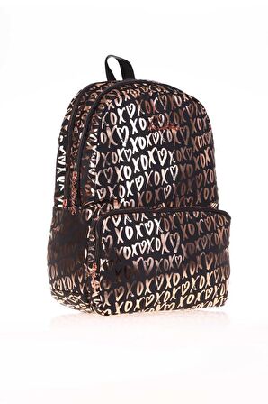 Kaukko Brokar Sırt Çantası Xoxo Siyah K1551