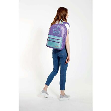 KRN-K1571KAUKKO SPARKLESIRT ÇANTASI (DUBLEKOYU LİLA)