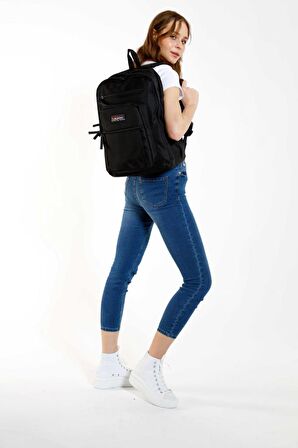 Kaukko Full Pocket Okul Sırt Çantası Siyah K1599