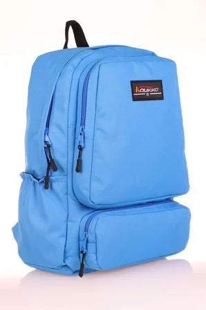 Kaukko Double Pack Okul Sırt Çantası Mavi K1623