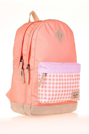 Kaukko Wichlight Sırt Çantası Plaid Somon K1644