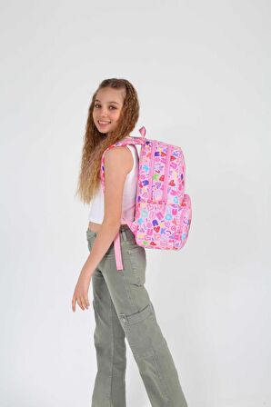 Kaukko Brokar Sırt Çantası Pink K1697