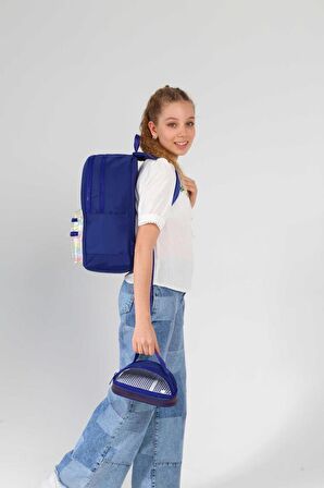 Kaukko Magic Dreams Sırt Çantası Leather Navy Blue K1723