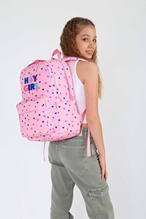 Kaukko Punch Sırt Çantası Pink K1736