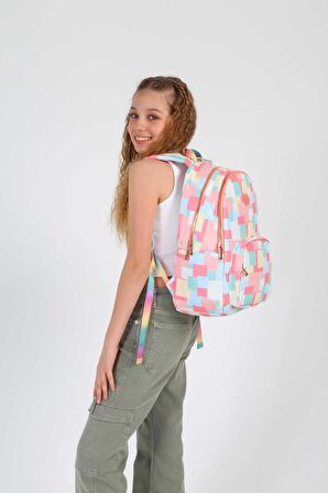 Kaukko Rainbow Sırt Çantası Square Salmon K1754