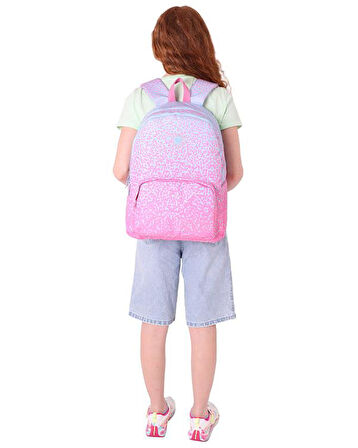 Kaukko Dots Okul Sırt Çantası Pembe K1803