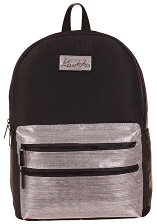 Kaukko Magic Dreams Kız Çocuk Dört Bölmeli Siyah Okul Sırt Çantası (İlkokul+Ortaokul) - K1813