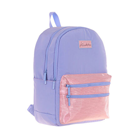 Kaukko Magic Dreams Sırt Çantası Leat. Floral Blue K1815