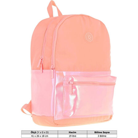 Kaukko Cube Sırt Çantası (salmon)  Krn-K1820