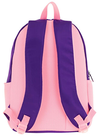 Kauko Holiday Kız Çocuk Altı Bölmeli Rozetli Okul Sırt Çantası - Mor Pembe - K1829