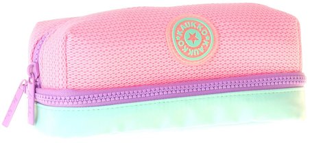 Kaukko Lilac İki Bölmeli Kız Çocuk Lila - Pembe Okul Kalemliği Kalem Kutusu - K1850