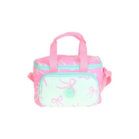 Kaukko Bow Beslenme Çantası Mint-Pink K1877