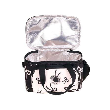 Kaukko Bow Beslenme Çantası Black-White K1886