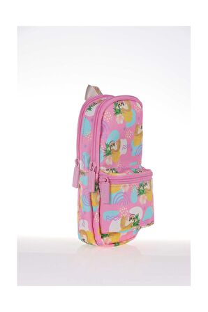 Kadın Kaukko Kız Nature Junior Bag Pink Slots Kalem Çantası K2327