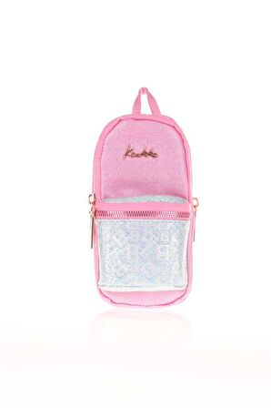 Kaukko Amazing Junior Bag Kalem Çantası B Letter Pembe K2504