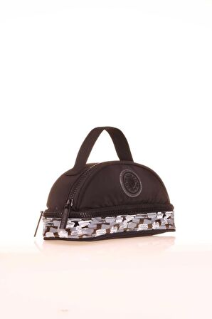 Kaukko Crescent Amazing Kalem Çantası Stone Black K2639