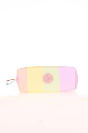 Kaukko Rainbow Business Kalem Çantası Line Pink K2649