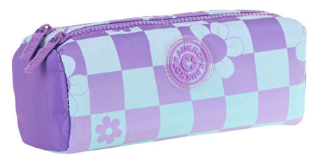 Kaukko İki Bölmeli Kız Çocuk Okul Kalem Çantası - Mor Turkuaz - K2696