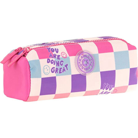 Kaukko Nature Soft Dual Kalem Çantası (pınk Art)