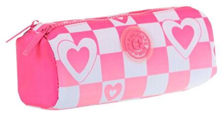 Kaukko İki Bölmeli Kız Çocuk Okul Kalem Çantası - Pembe Mavi - K2699