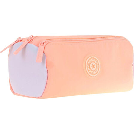 Kaukko Quıck 3 Bölmeli Kalem Çantası (salmon)