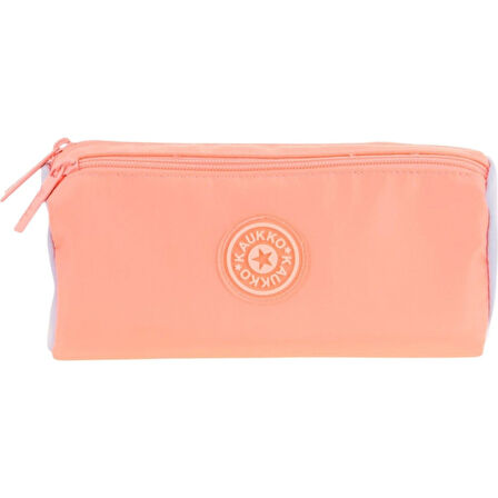Kaukko Quıck 3 Bölmeli Kalem Çantası (salmon)