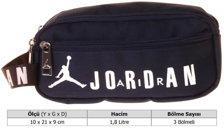 Jordan Air Cleveland Navy Blue Erkek Çocuk Lacivert Kalemlik/Kalem Kutusu - Q3173
