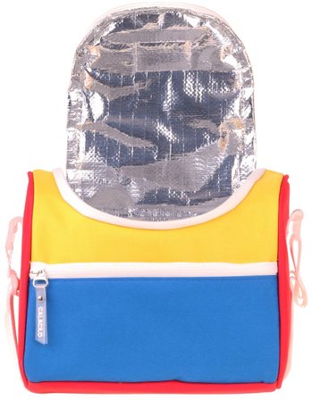 CalaCilo Erkek Çocuk Bull Kırmızı Sarı Renkli Isı Yalıtımlı Okul Beslenme Çantası (Kırmızı - Sarı) - C4102