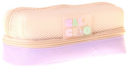 CalaCilo K-Pop Lilac Kız Çocuk Lila Renkli İki Gözlü İlkokul Kalem Çantası (Kalemlik) - C4106