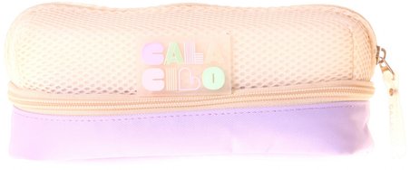 CalaCilo K-Pop Lilac Kız Çocuk Lila Renkli İki Gözlü İlkokul Kalem Çantası (Kalemlik) - C4106