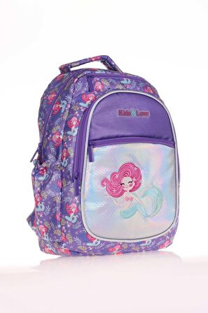 Kaukko Kids&Love Sırt Çantası Aynalı Simli Mermaid L5097