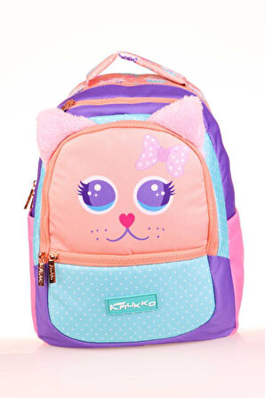 Kaukko Kids Sırt Çantası Cute Face Cat L5142