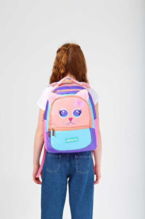 Kaukko Kids Sırt Çantası Cute Face Cat L5142