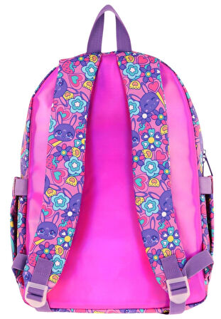 Kaukko Kids Tavşan Şekilli Kız Çocuk Dört Gözlü Okul Çantası - L5220