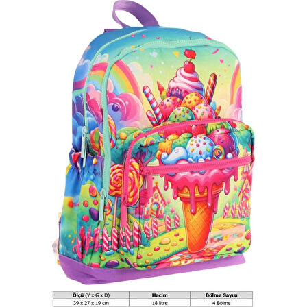 Kaukko Kıds Sırt Çantası (layer Ice Cream)