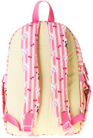 Kaukko Kids Dört Bölmeli Kız Çocuk Hello Baskılı Sarı - Pembe Okul Sırt Çantası - L5308
