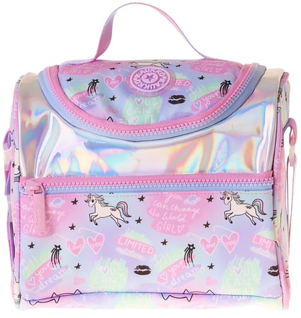 Kaukko Kids Kız Çocuk Dream Baskılı Isı Yalıtımlı Okul Beslenme Çantası (Çok Renkli) - L5344