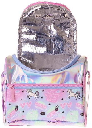 Kaukko Kids Kız Çocuk Dream Baskılı Isı Yalıtımlı Okul Beslenme Çantası (Çok Renkli) - L5344
